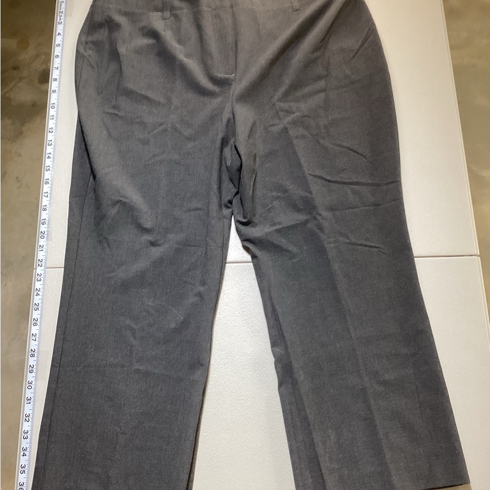 INC International Concepts Womans Charcoal Dress Pants